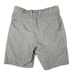 HUK Shorts Mens Medium Elastic Waist Fishing‎ Performance Blue Stretch Quick Dry